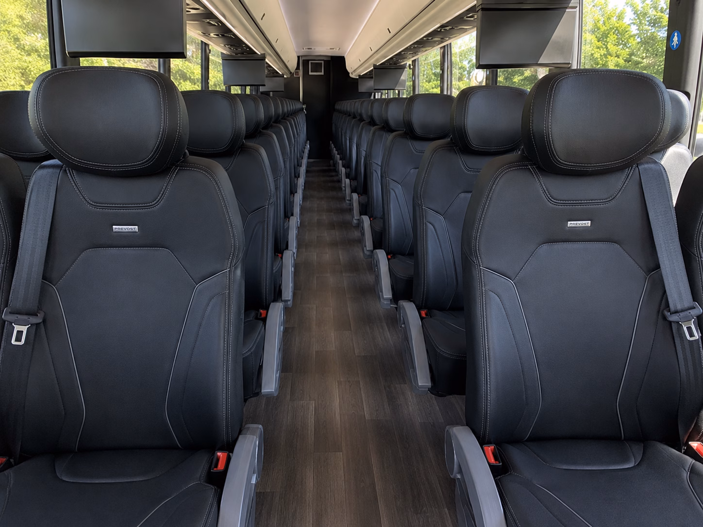 westminster charter bus inside